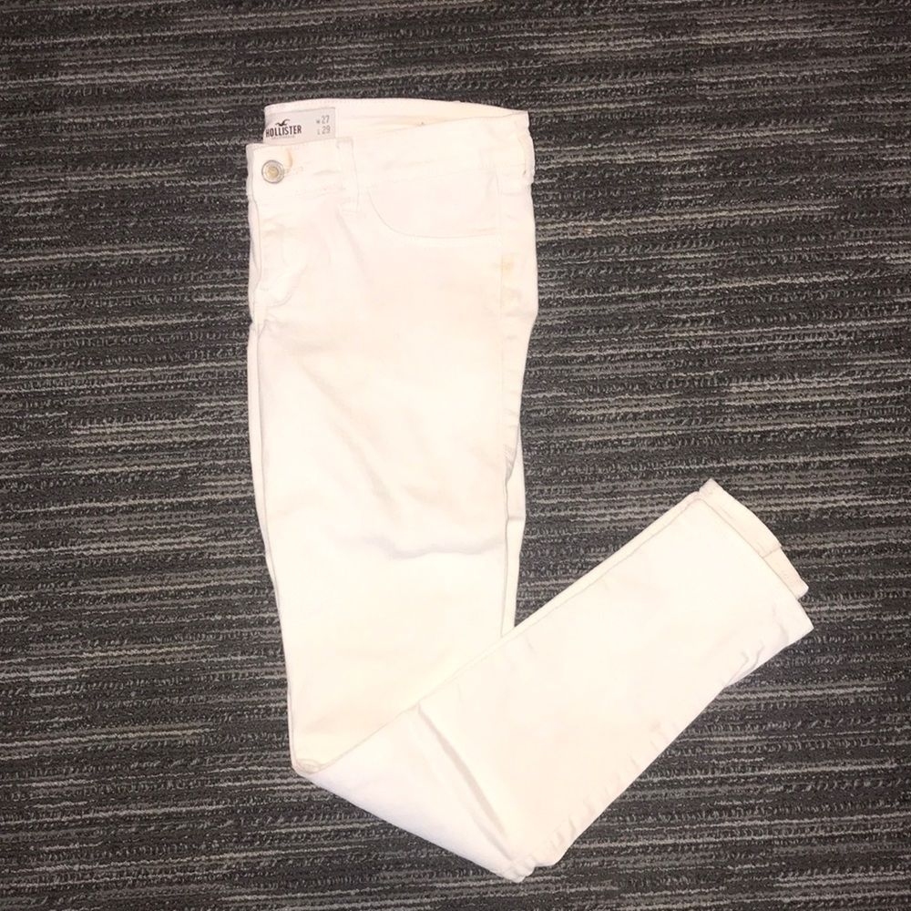 White Hollister jeans